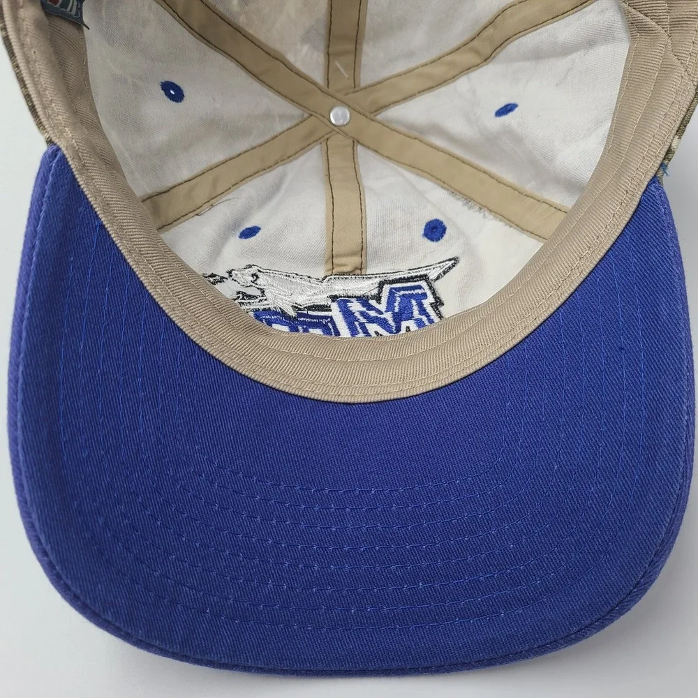 Middle Tennessee State‎ Blue Raiders Hat Strapback The Game Camo Blue NCAA MTSU - Picture 10 of 11